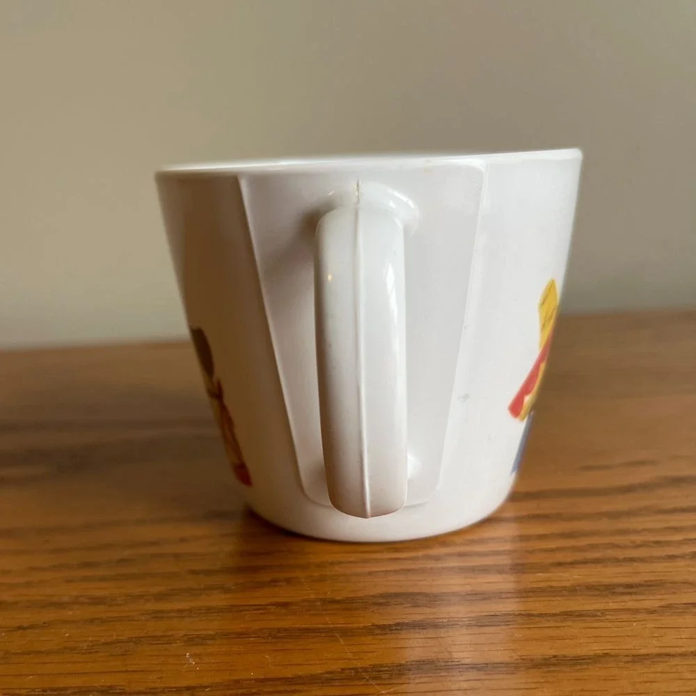 Vintage Noritake Melamine Ware Three Little Pigs Child's Cup Japan